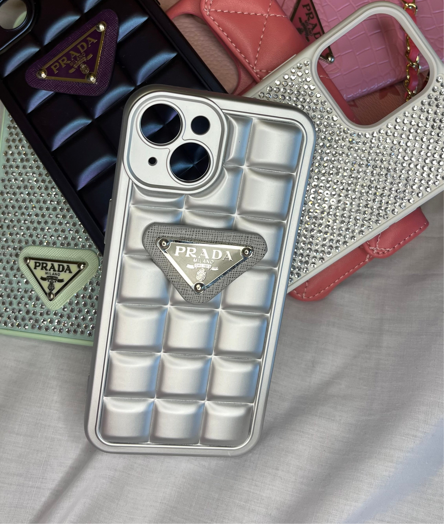 Silver Bubble PDA iPhone 13/14 Case