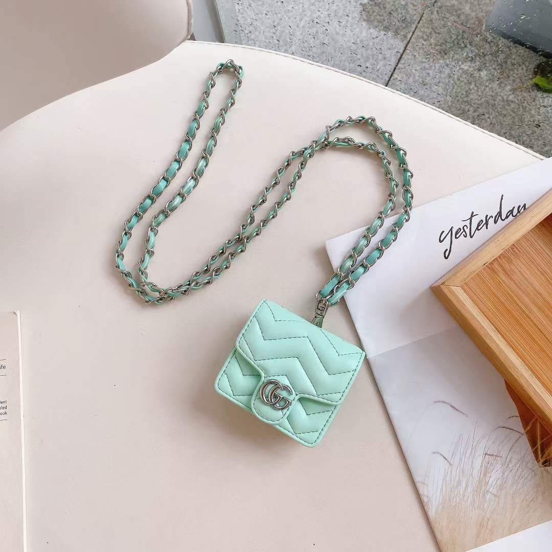 Leather Gee Gee Quilted AirPod Case