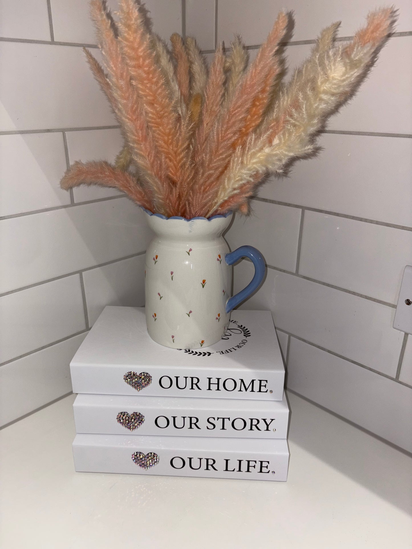 Family Home Sparkle Decor Books 3pcs Set