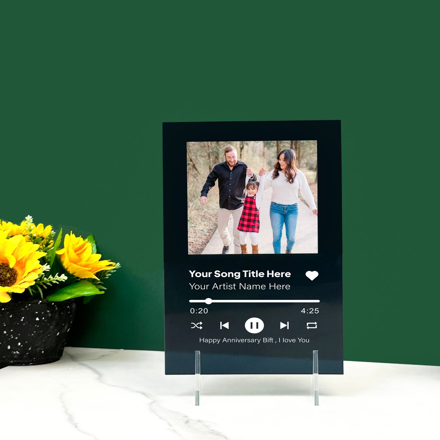 Personalised Spotify Music Gift Plaque