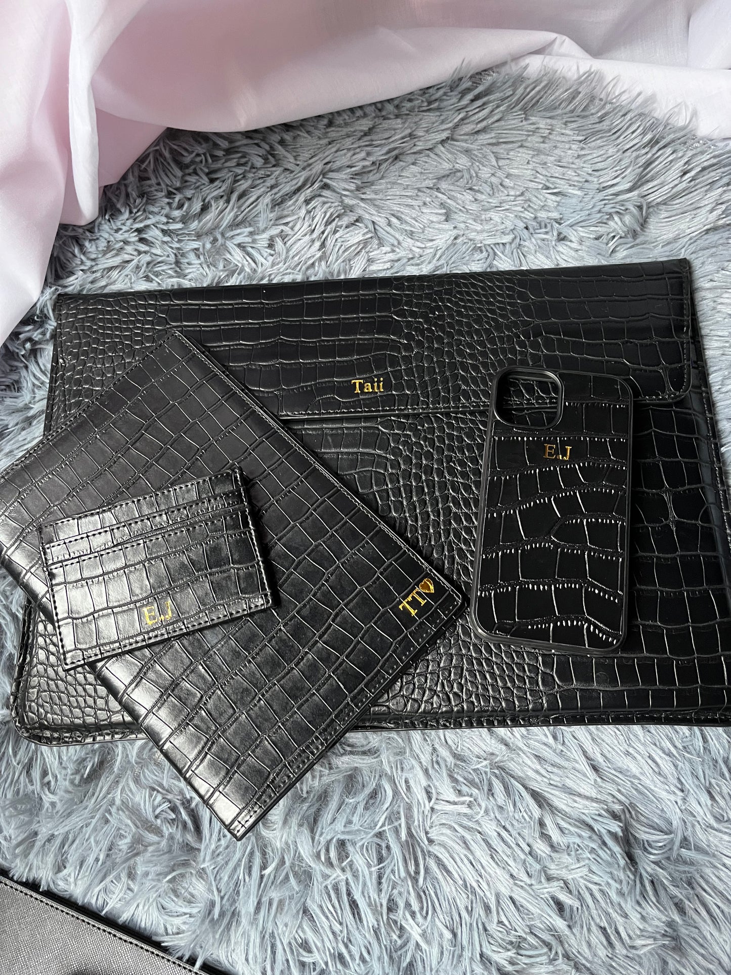 Custom Leather Laptop Sleeve For Macbook Cover Laptop Bag
