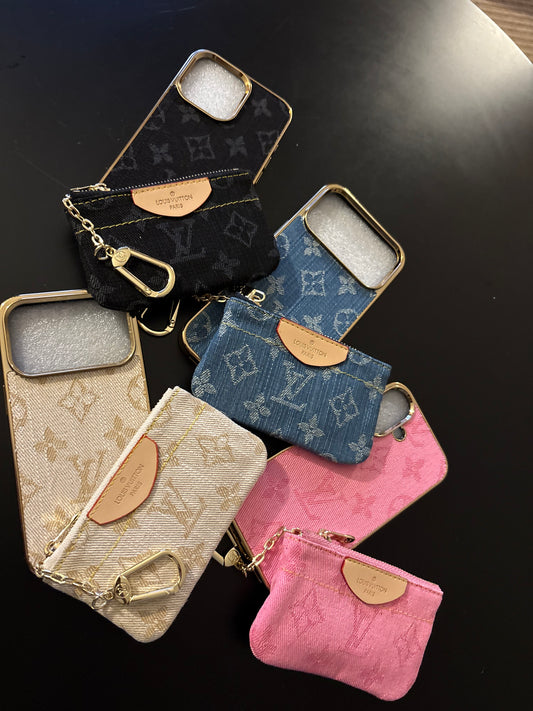 Louie 2pc Set (Phone Case & Coin Purse)