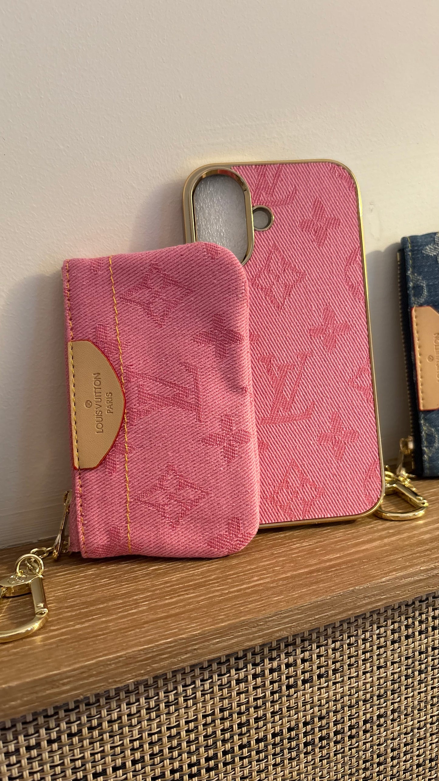 Louie 2pc Set (Phone Case & Coin Purse)