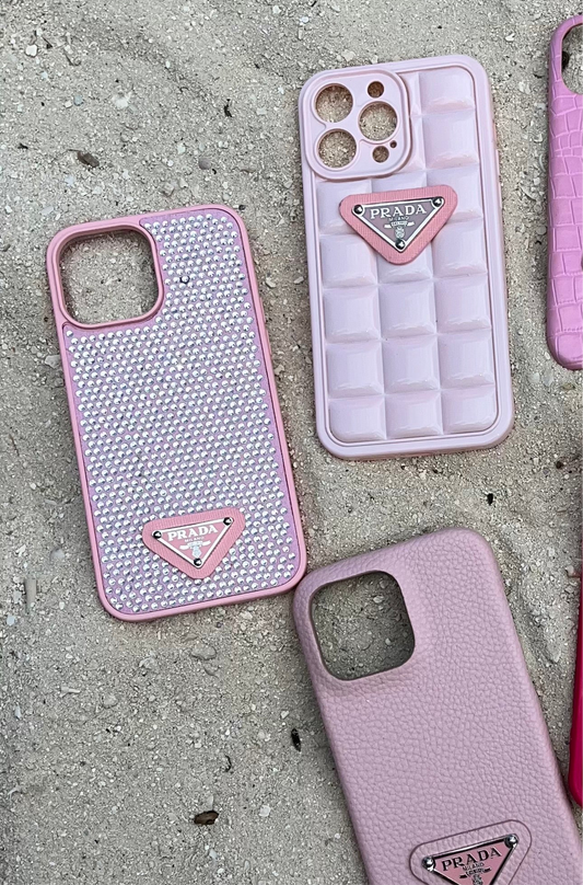 (Clearance) 
Pink sparkle iPhone 13 Pro Max croc case