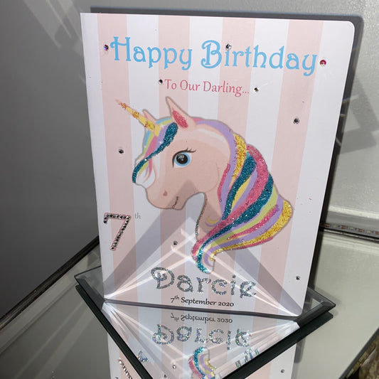Unicorn card