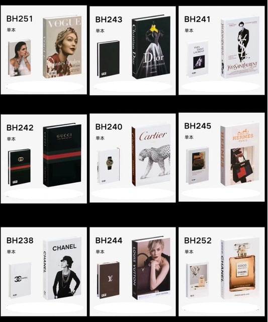 9pc Books For Home Decorative