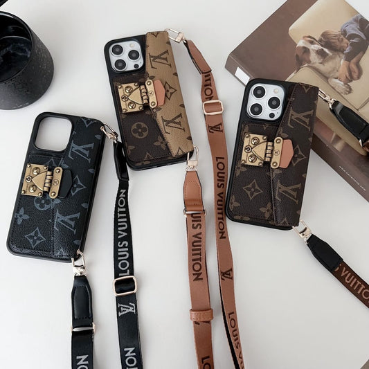 Louis Leather crossbody Case