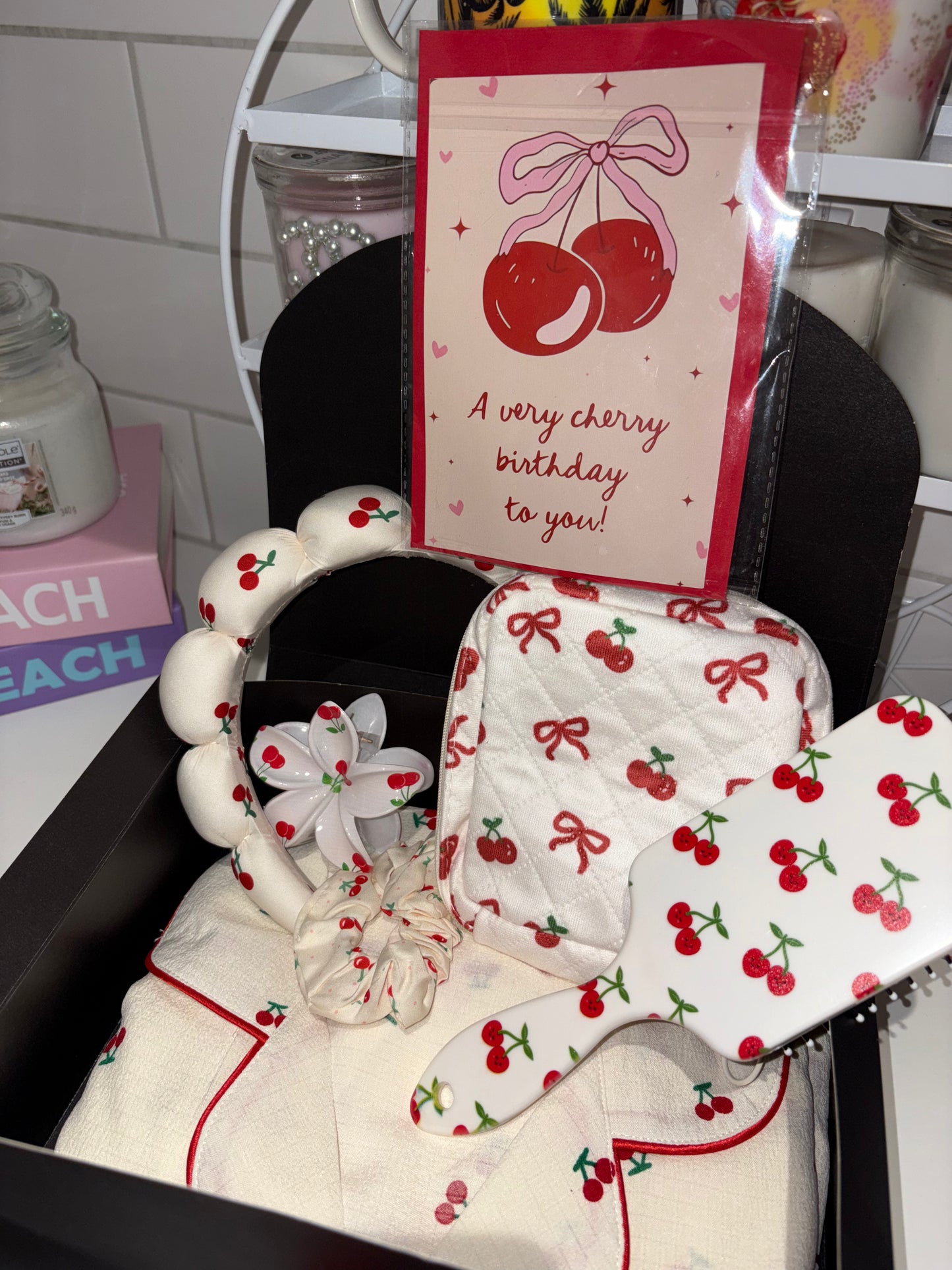 Cherry Pyjama Gift Box