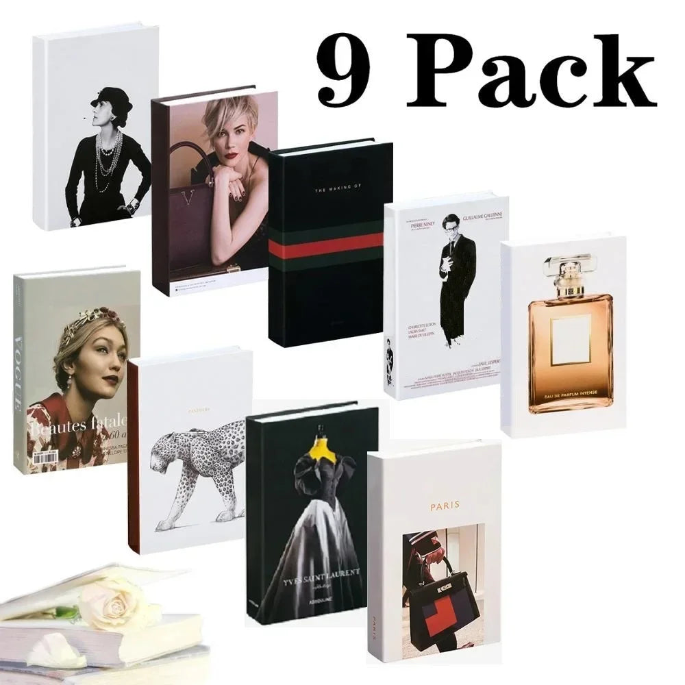 9pc Books For Home Decorative