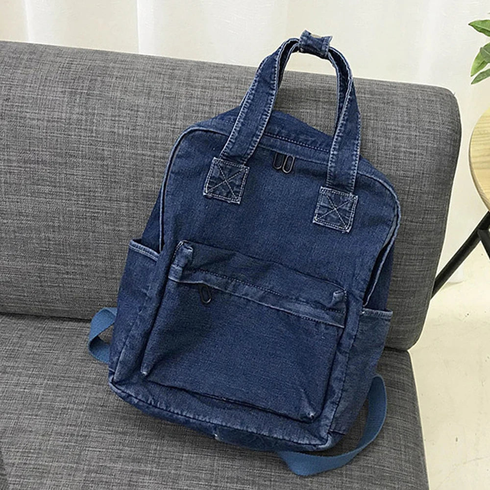 Denim Backpack Personalised