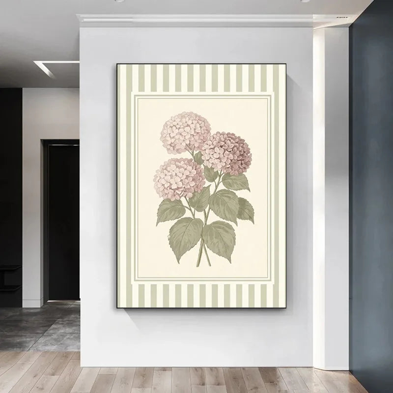 Pink Nursery Canvas Print Wall Art