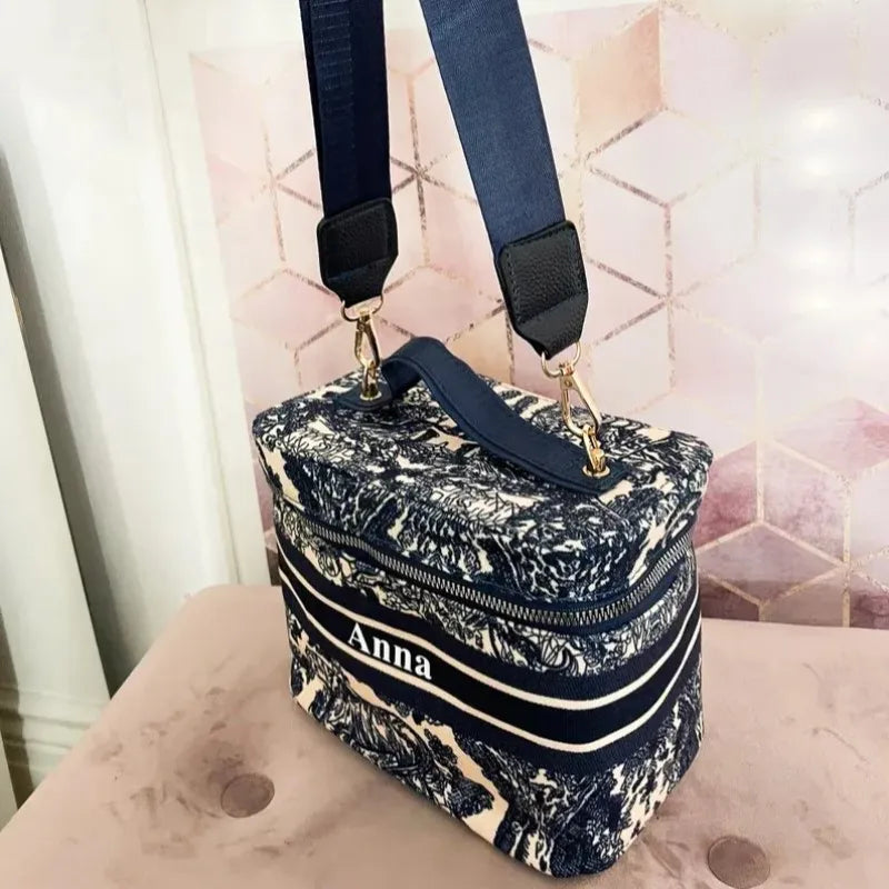 Personalised Vanity Cosmetics Make Up Bag Custom Name
