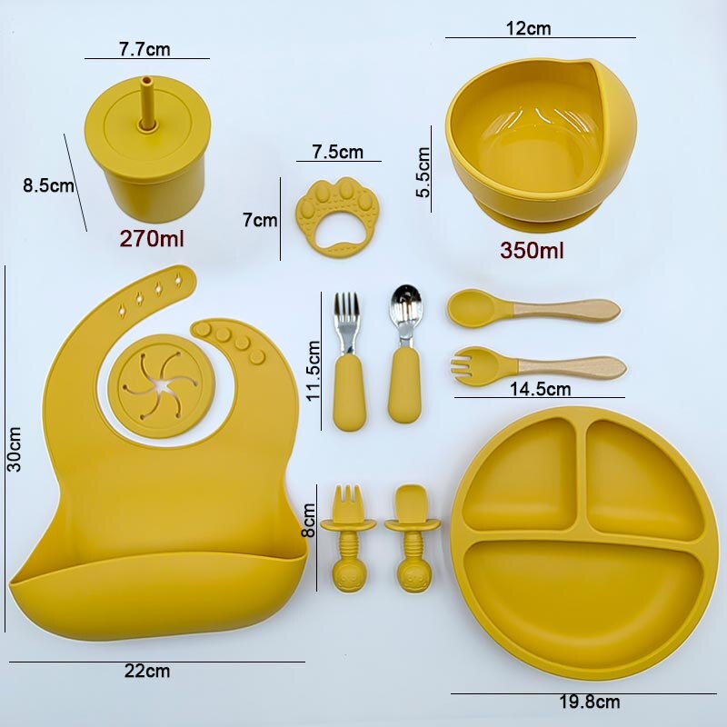 14 Pcs Custom Baby Feeding Sets