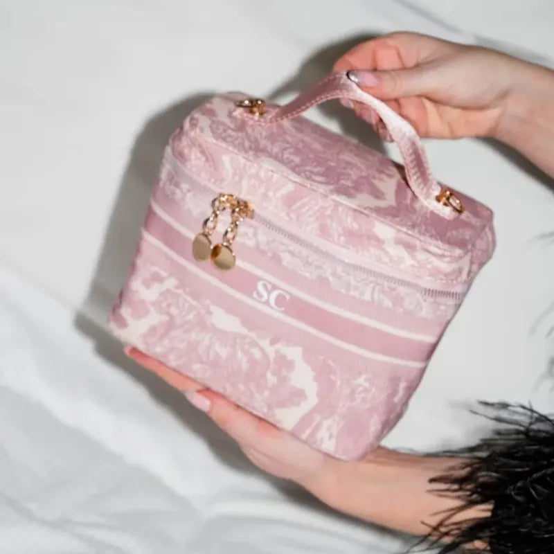 Personalised Vanity Cosmetics Make Up Bag Custom Name
