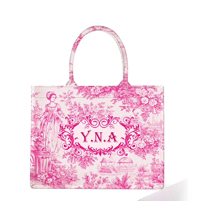 Personalised Large Capacity Canvas Tote Travel Bag