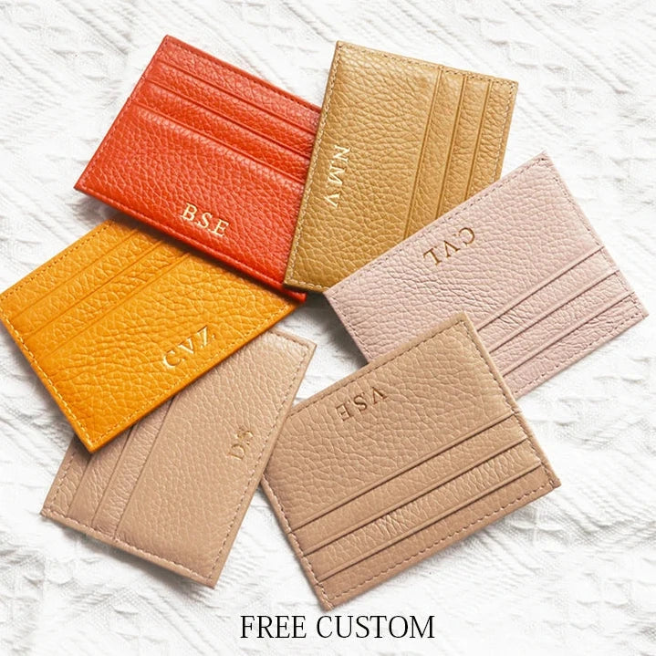 Custom Cowhide Card Holder