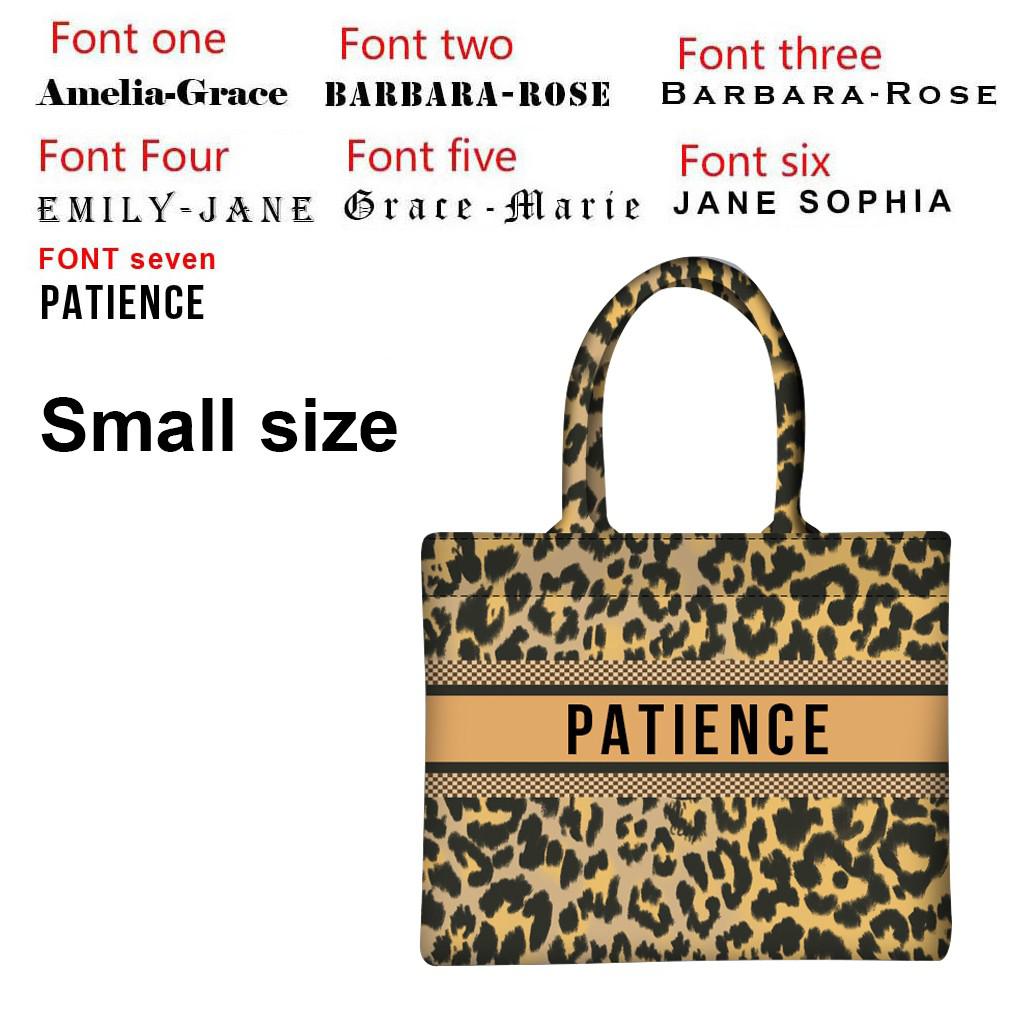 Medium Artistic Printed Linen tote bag