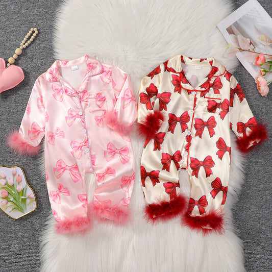 Satin Baby Pyjamas Spring