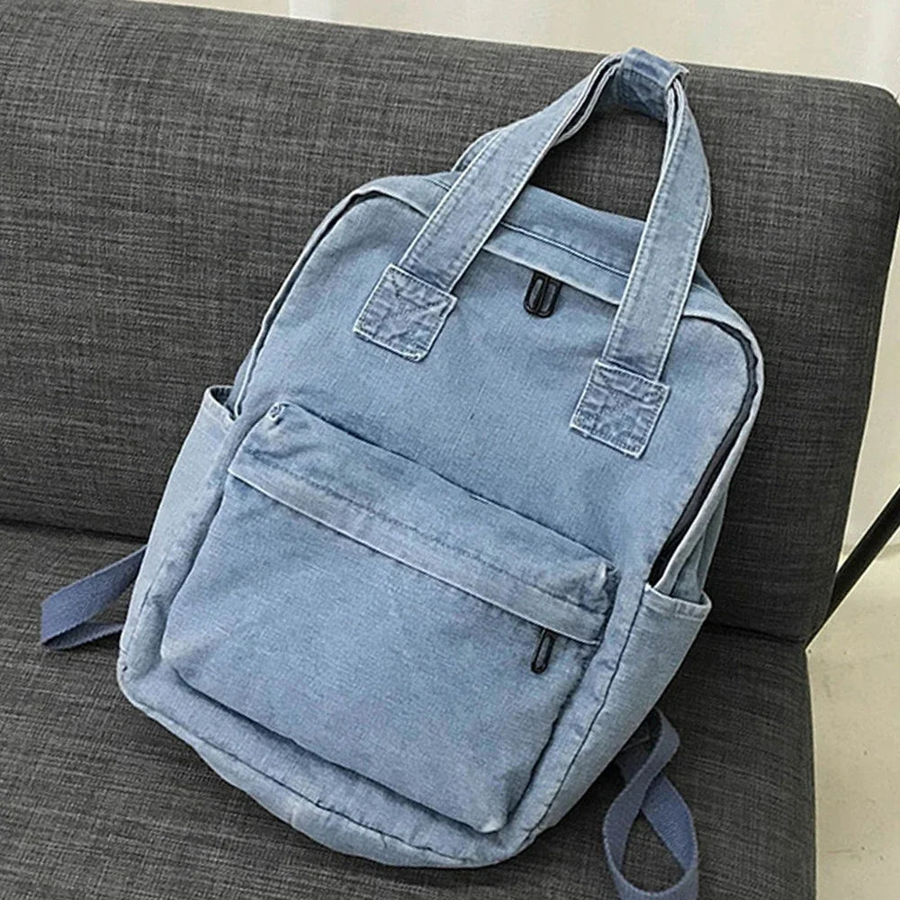 Denim Backpack Personalised