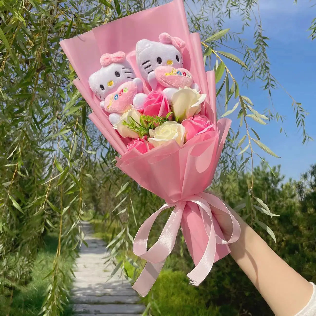 Hello kitty Plush Doll Bouquet