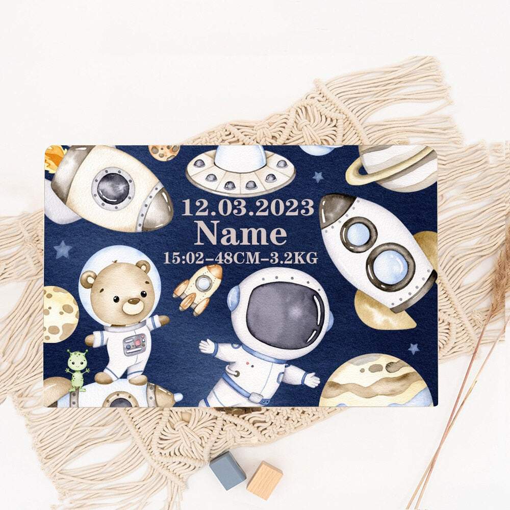 Personalised Baby Wooden Memory Box