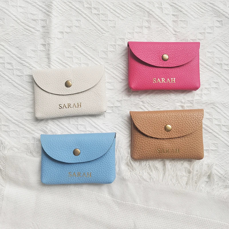 Genuine Leather Custom Coin Purse