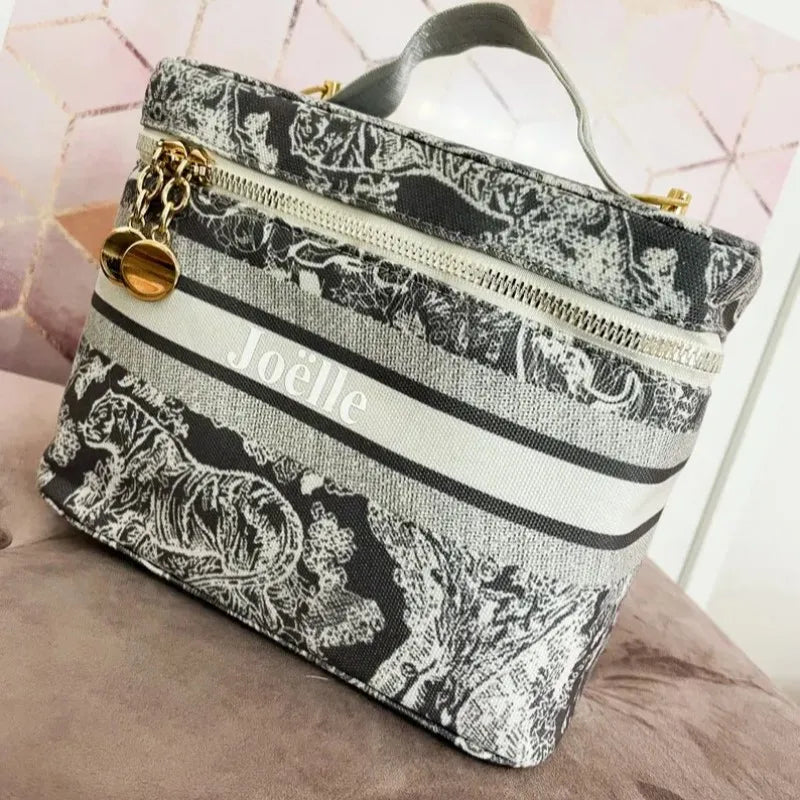 Personalised Vanity Cosmetics Make Up Bag Custom Name