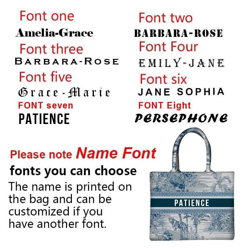 Medium Artistic Printed Linen tote bag