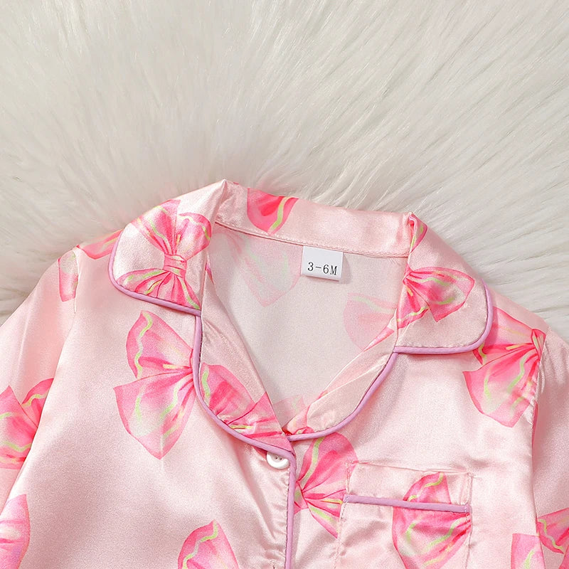 Satin Baby Pyjamas Spring