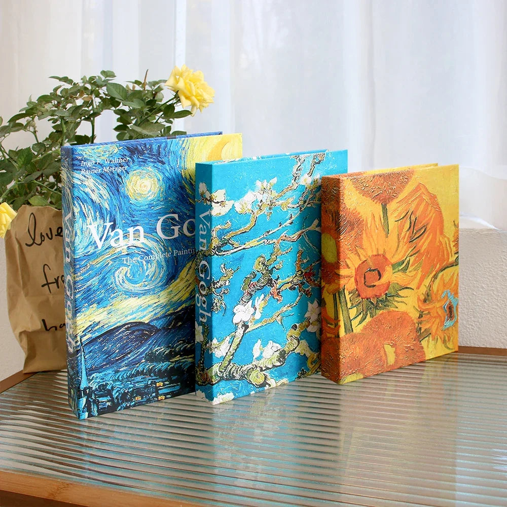 3Pcs/Set Ornament Decorative Fake Book