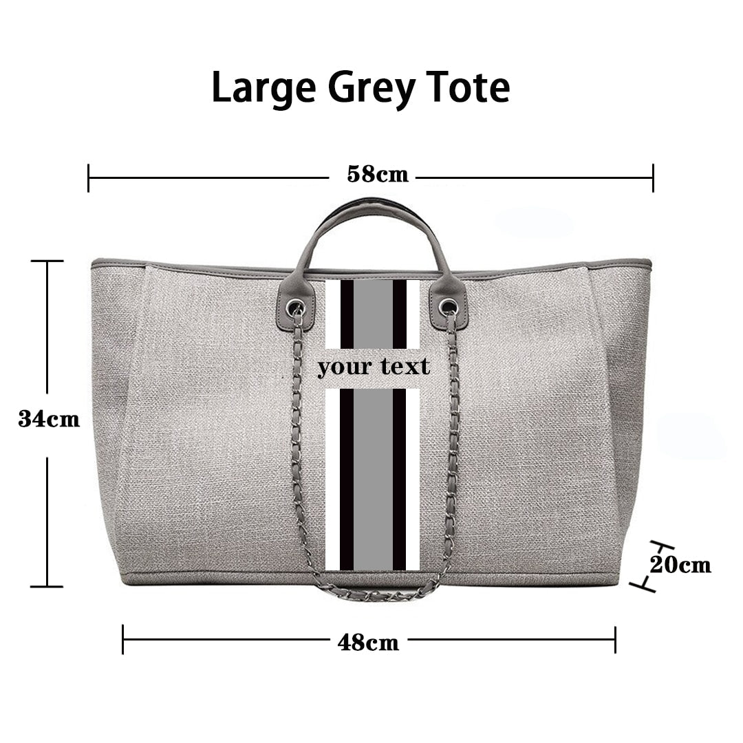 Personalised Monogram Tote Bag