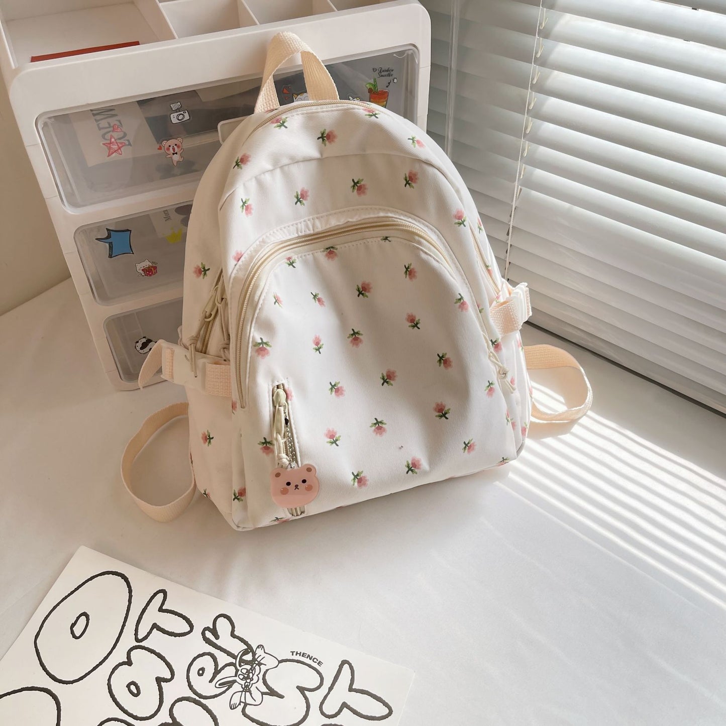 Personalised Flower Backpacks. Back to School