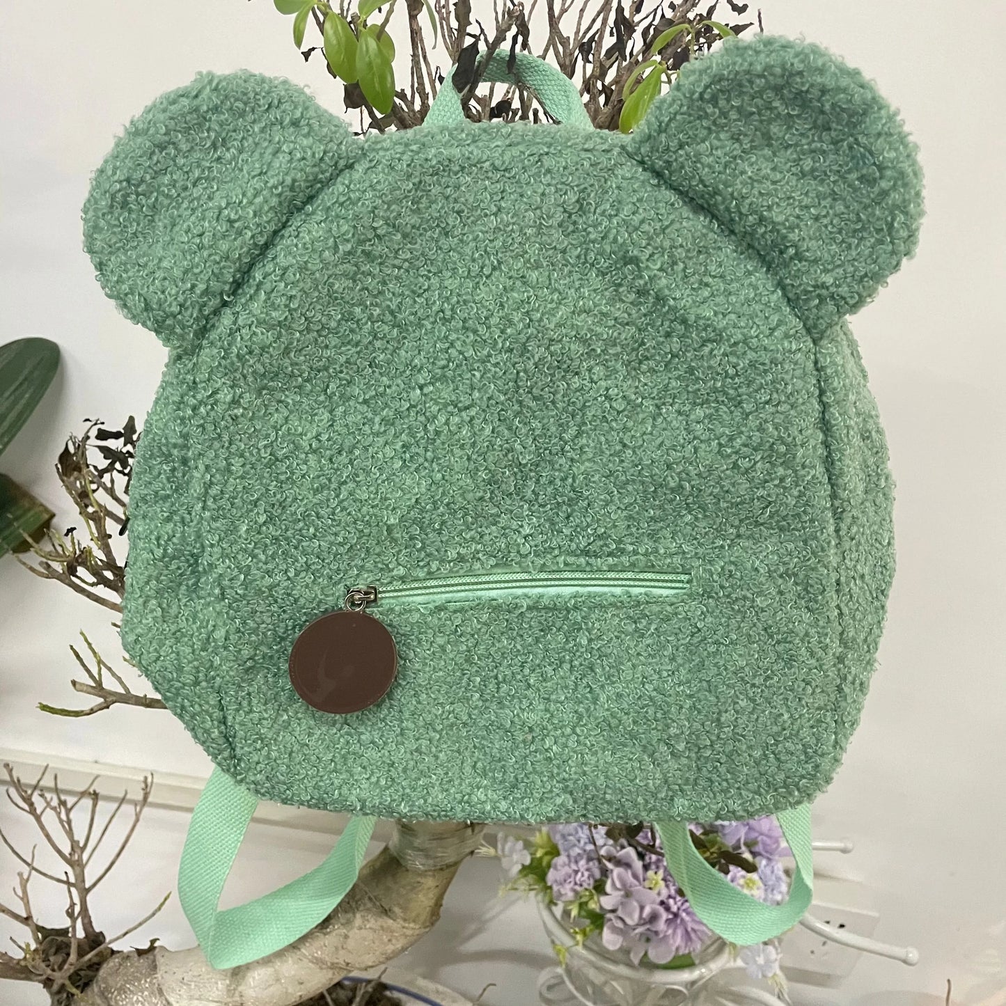 Personalised Hand-Embroidered Teddy Bear Backpack