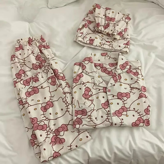 3pcs se Sanrio Hello Kitty Pyjamas shorts & trousers set