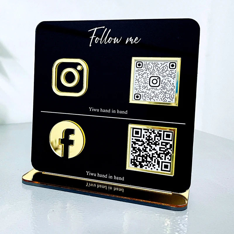 Customised Social Media Signs