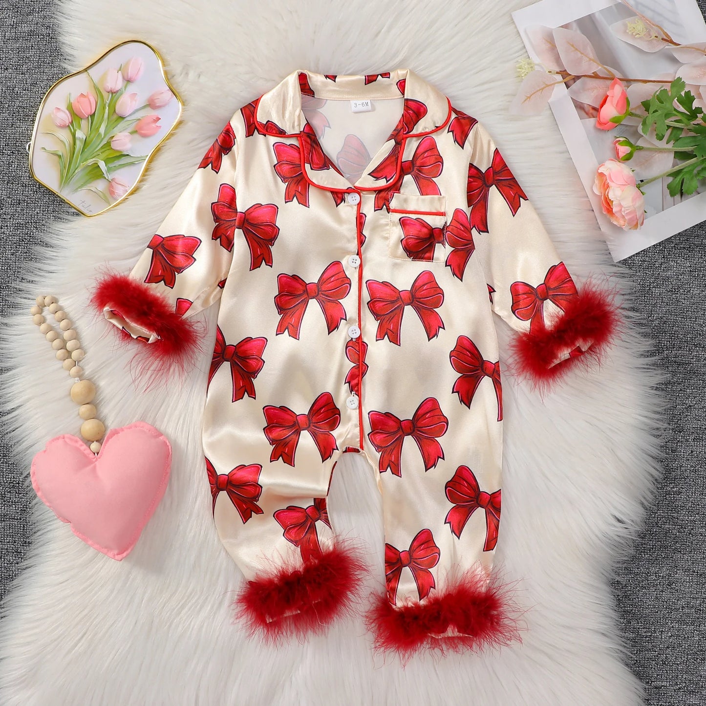 Satin Baby Pyjamas Spring