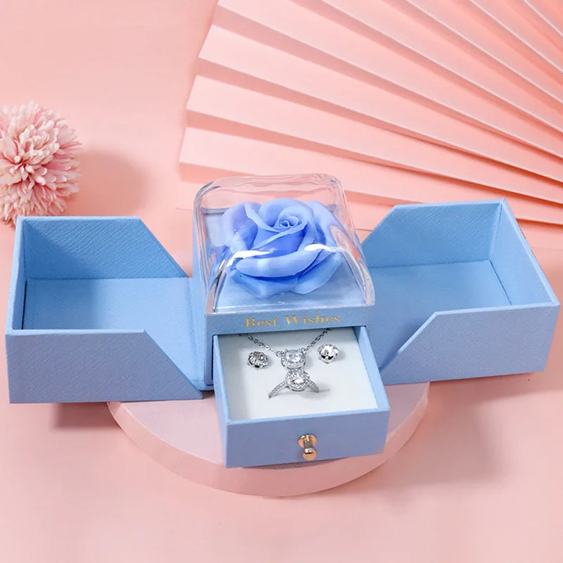 Eternal Soap Flower Rose Gift Box