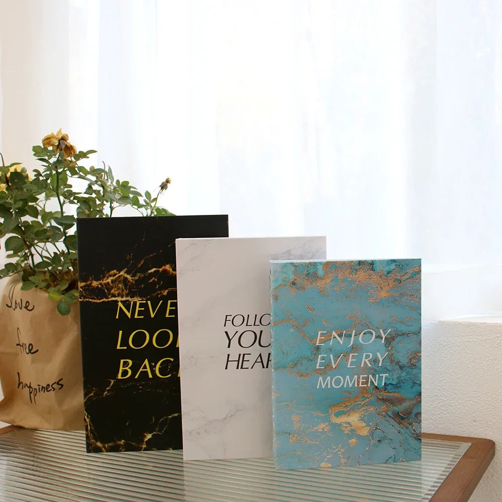 3Pcs/Set Fake Books Ornament Decorative Table Books