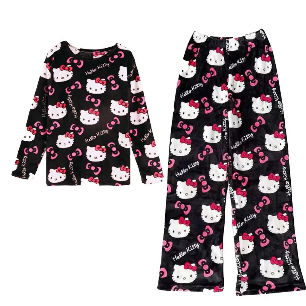 2pc Hello Kitty Flannel Pyjama set