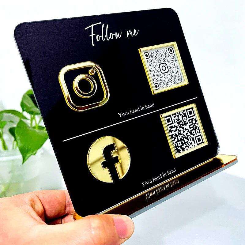 Customised Social Media Signs