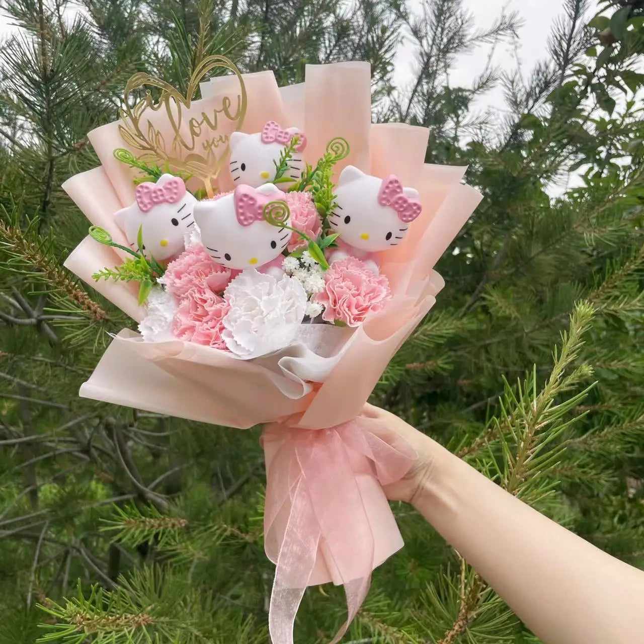 Hello kitty Flowers Plush Bouquet