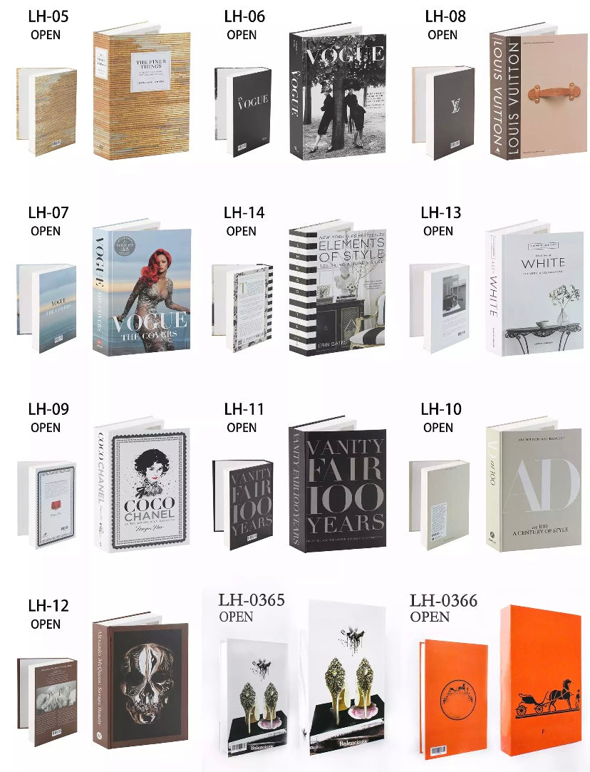 Opeanable Storage Luxury Decor Book