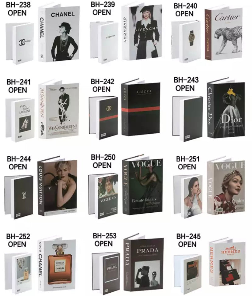 Opeanable Storage Luxury Decor Book