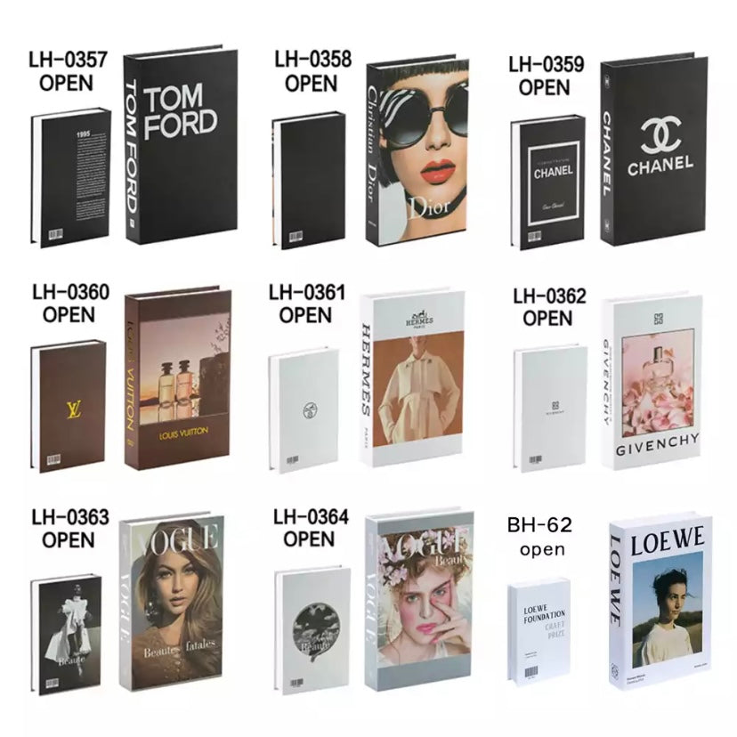 Opeanable Storage Luxury Decor Book