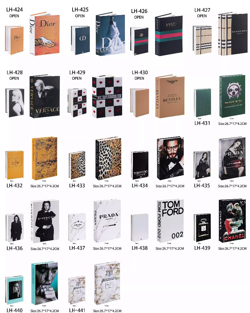 Opeanable Storage Luxury Decor Book