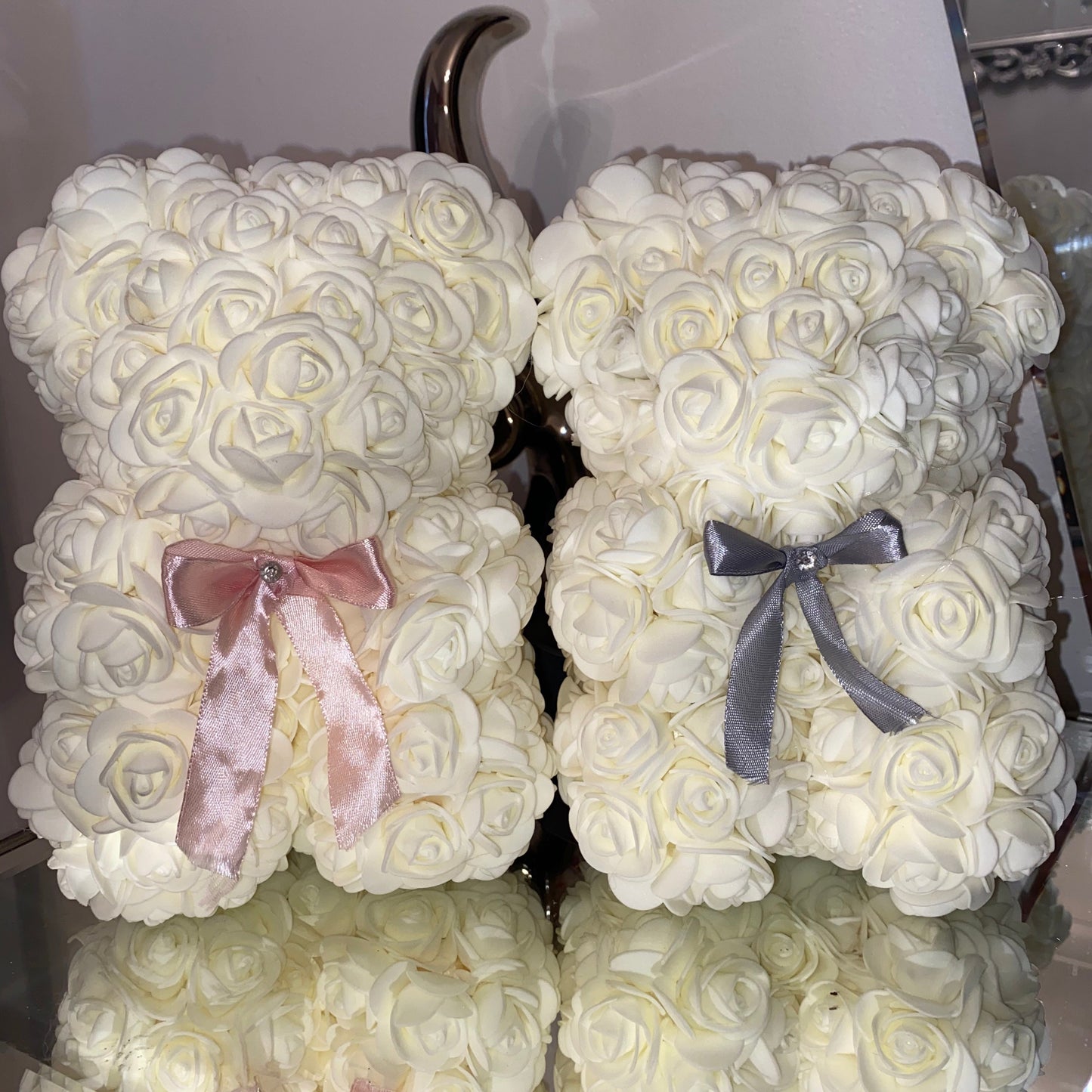 25cm Boxed Flower Rose Teddy Bear