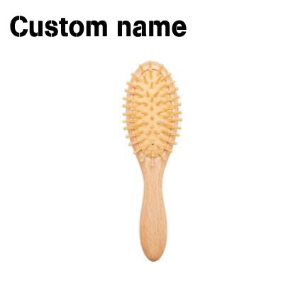 Personalised Baby Girl Comb Bath Wooden Set