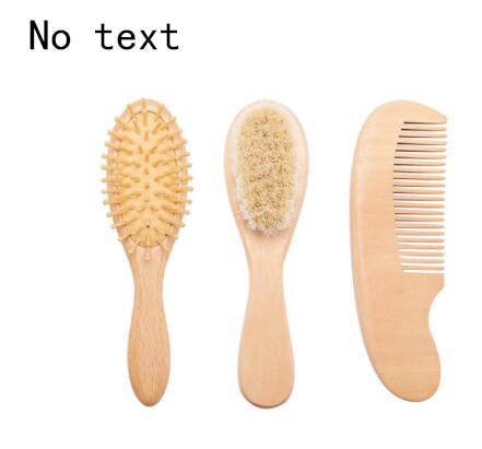 Personalised Baby Girl Comb Bath Wooden Set