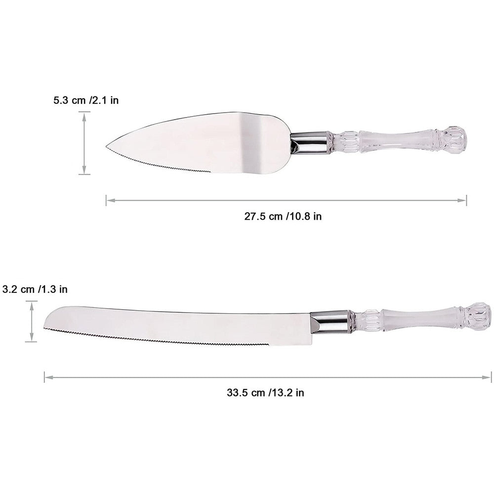Personalised Wedding Cake Knife Set