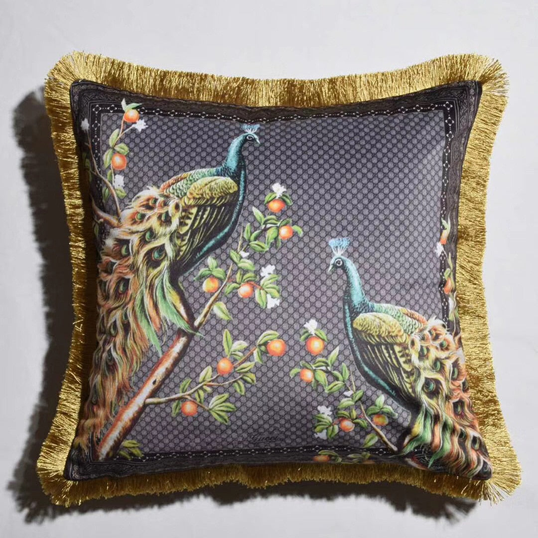 Luxury GG Printing Square Pillowcase Cushion Cover